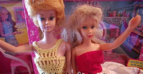 Snickerdoodle Street Thrifty Shopping Mini Sleigh Vintage Barbies