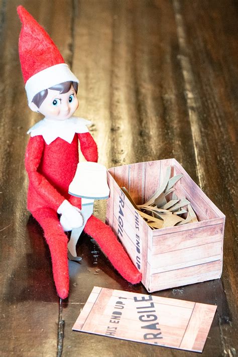 Christmas Story Elf On A Shelf Free Printable Set