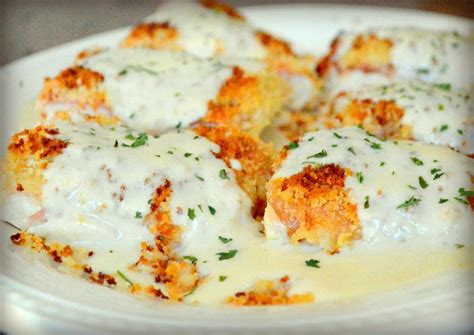 I used regular swiss cheese the first time i made this soup. Chicken Cordon Bleu Casserole