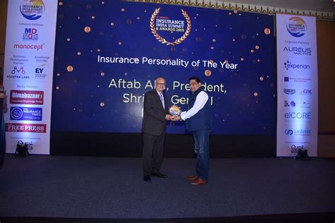 Maybe you would like to learn more about one of these? Shriram General Insurance President, Mr. Aftab Alvi conferred with 'Insurance Personality of the ...