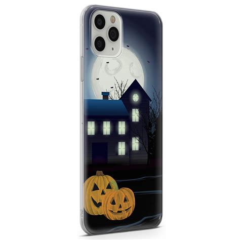 Halloween Phone Case Spooky Gel Cover For Iphone 78se Xxs Etsy