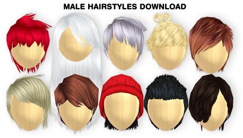 Mmd Male Hairstyles Dl By Unluckycandyfox On Deviantart