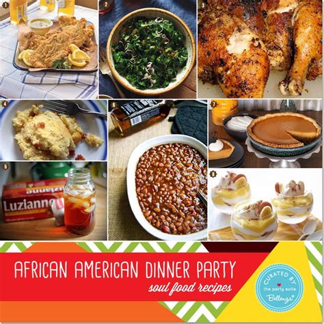 What makes a christmas dinner just so damn delicious? African American Heritage Dinner Party: Decor and Menu ...