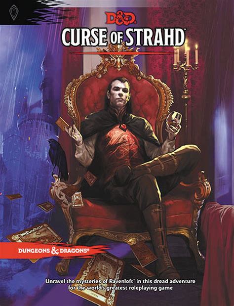 Dungeons And Dragons Rpg Curse Of Strahd Game Nerdz Dragon Rpg Book