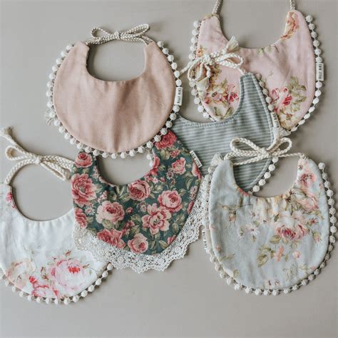 Cute Handmade Special Occasion Bibs Baby Girl Boutique Clothing Cute