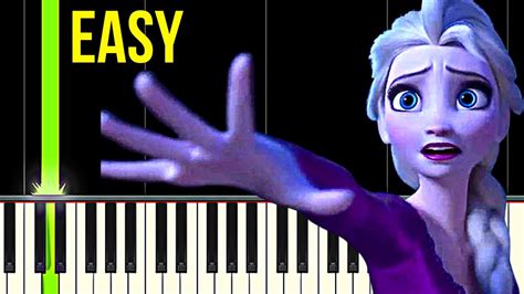 Into The Unknown Frozen 2 Theme Easy Piano Tutorial For Beginners