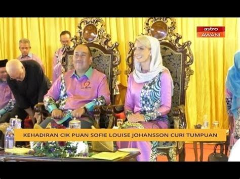 Sikapnya yang baik hati dan kelakar telah membuatkan ramai kenalan senang. Kehadiran Cik Puan Sofie Louise Johansson curi tumpuan ...