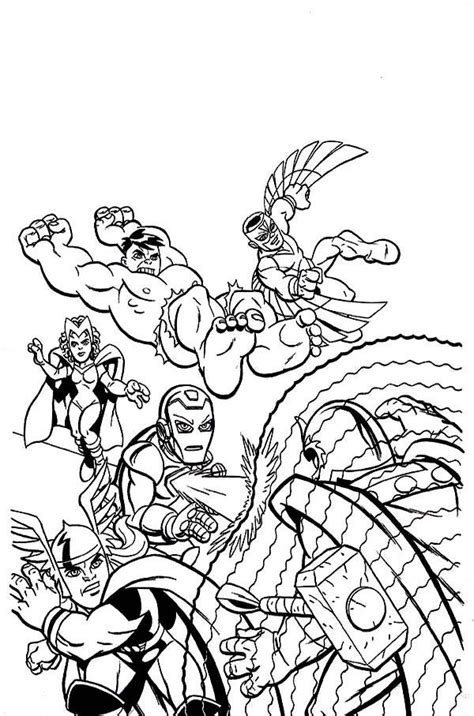 Marvel Super Hero Squad Az Coloring Pages Coloring Home