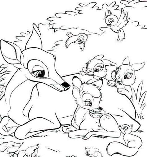 Bambi Coloring Pages Disney Coloring Pages