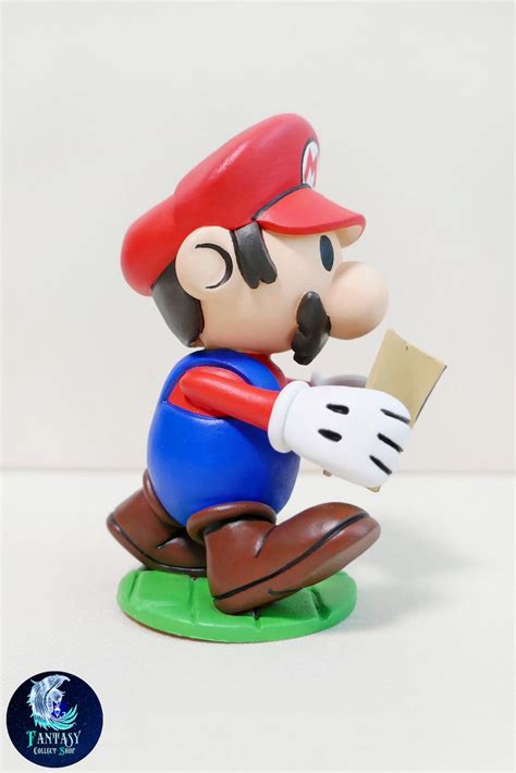 Paper Mario Figurine Handmade Figure Sculpture Miniature Etsy