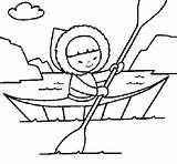 Eskimo Coloring Canoe Inuit Colored Painted Clipart Maite Cute Canoes Coloringcrew Clipartbest Coloriage Norte Polo Von Kinder Crafts Getcolorings Visit sketch template