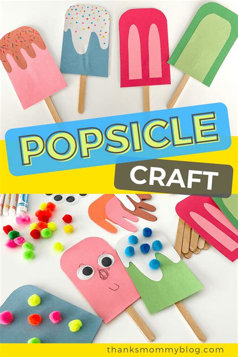 Summer Popsicle Tissue Paper Craft For Kids Artofit