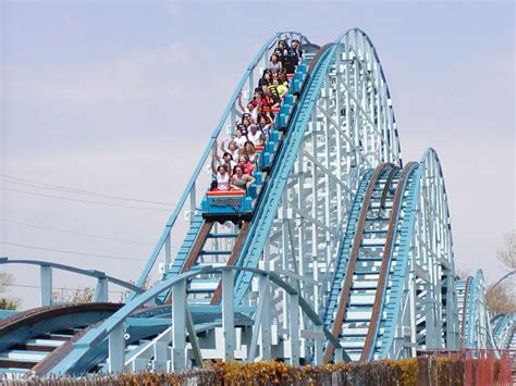 Blue Streak Cedar Point Sandusky Ohio Usa Cedar Point Amusement