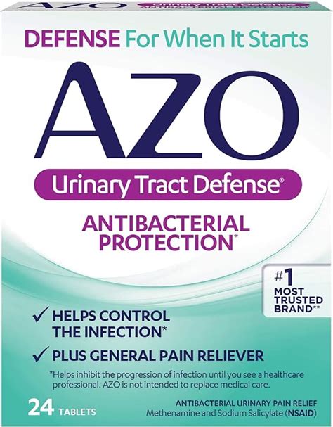 Amazon Com AZO Urinary Tract Defense Antibacterial Protection Helps Control A UTI Until You