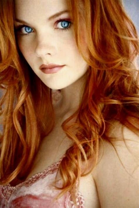 Cute Redhead Wblue Bright Eyes Actress Pinterest