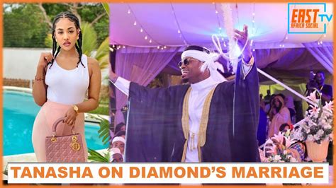 Tanasha Donna Reacts To Diamond Platnumz Marriage News Youtube