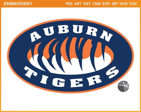 Auburn Tigers Alternate Logo 1998 College Sports Embroidery Logo