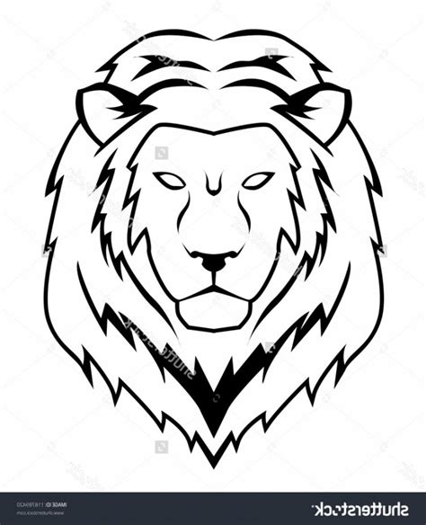 Easy Lion Face Drawing At Getdrawings Free Download