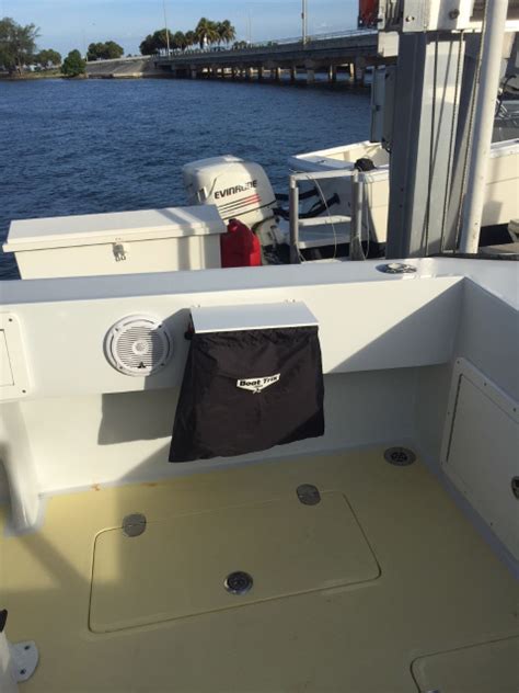 Trash in the water isn't just an eyesore; Boat Trash Bag Suction Cup Clean Ocean