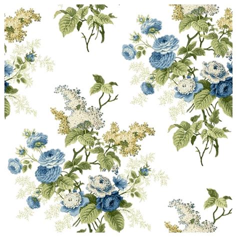 Free Download Sure Strip Blue Waverly Emmas Garden Wallpaper Farmhouse