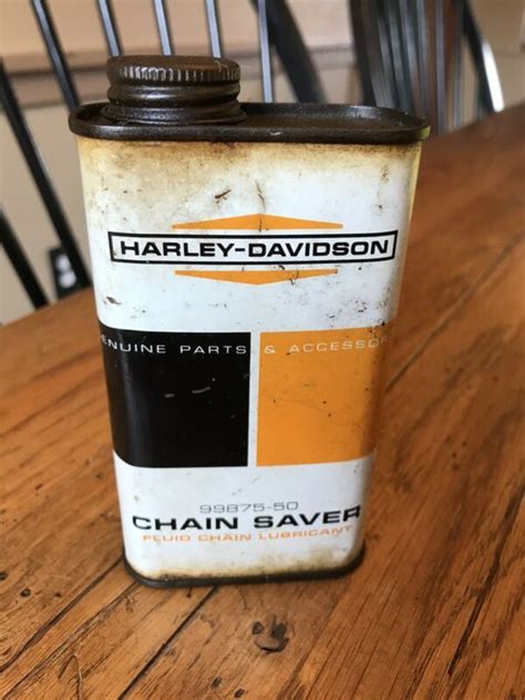 Recently added 38+ harley davidson logo vector images of various designs. HARLEY DAVIDSON Vintage 1960s Chain Saver Oil 8 oz Tin Can ...