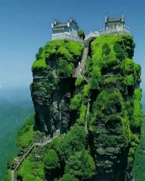 Fanjing Mountain In China Which Looks Like A Tower 😳😍 Tag Someone