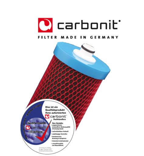 (um dem verbrauch im haus zu genügen), ist die porengröße der filter nicht vergleichbar mit denen, die für die küche eingesetzt werden: Carbonit Filterkartusche WFP Special für Wasserfilter ...