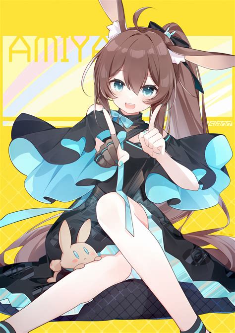 Wallpaper Amiya Arknights Vertical Anime Girls Animal Ears