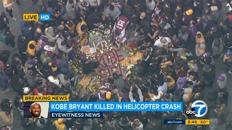 When kobe is on fire, he is invincible. Kobe Bryant death: Fans gather at Staples, Calabasas crash ...