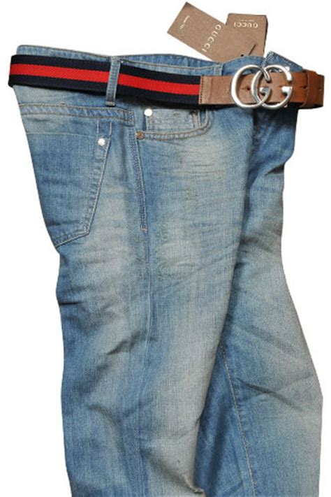 Mens Designer Clothes Gucci Mens Jeans With Belt 77