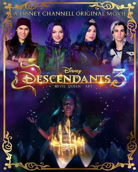 I Tried So Hard To Make My New Poster For Descendants 3🔥☀️ Please Write