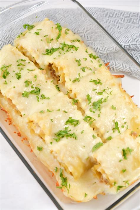 Chicken Alfredo Lasagna Rollups Sweet Peas Kitchen