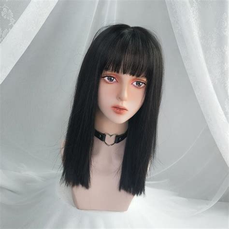 Harajuku Fashion Black Wig Yv43022 Youvimi
