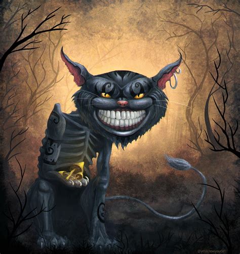 Cheshire Cat By Yesiknowyoucan Cheshire Cat Art Dark Alice In