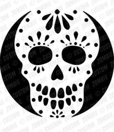 Free Printable Sugar Skull Pumpkin Stencil Printable Templates