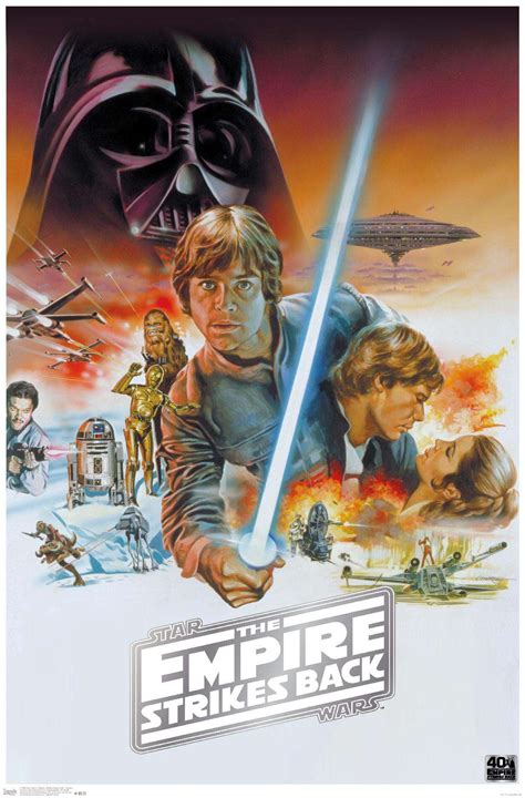 Star Wars The Empire Strikes Back 40th Scenic Poster