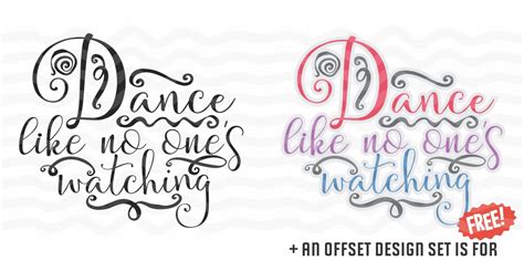 Dance Like No Ones Watching Dance Dxf Svg Dance Dance Etsy