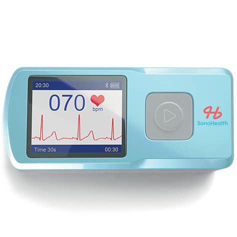 Sonohealth Ekgraph Portable Ekg Heart Rate Monitor Bluetooth Wireless