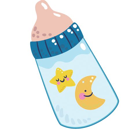 Milk Baby Bottle Infant Baby Bottle Vector Material Png Download