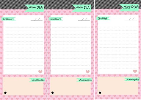 Bloco De Notas Para Imprimir Word