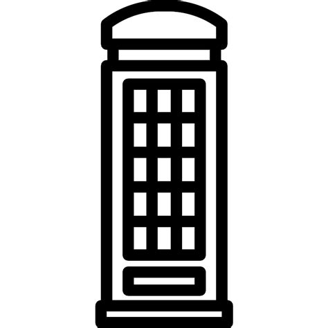 Phone Booth Vector Svg Icon Svg Repo