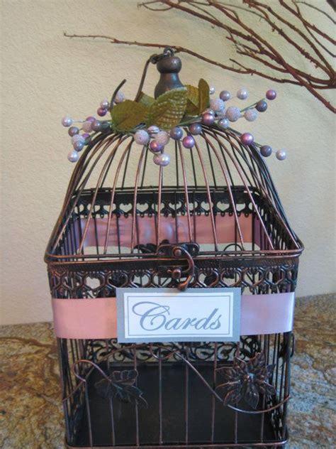 Bird Cage Tcard Holder Crafts T Card Holder T Card