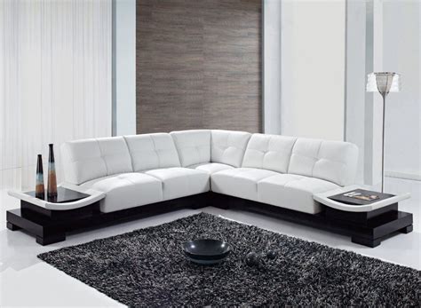 The most important aspect you need to consider when shopping for a sofa is: Contemporary Black and White Sectional L Shaped Sofa ...
