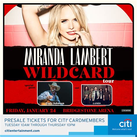 Miranda Lamberts Wildcard Tour