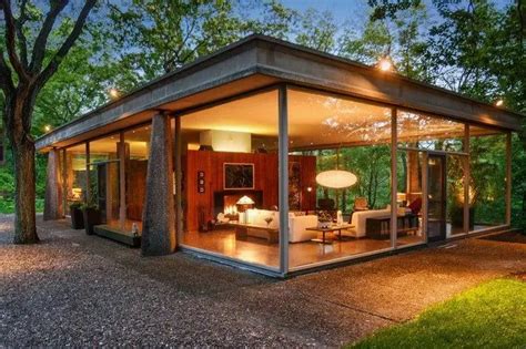 The Hp Davis Rockwell Glass House Mid Century Home