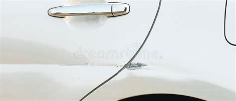 Deep Scratches And Paint Damage On A Bumper Vehicle Car Scratch And