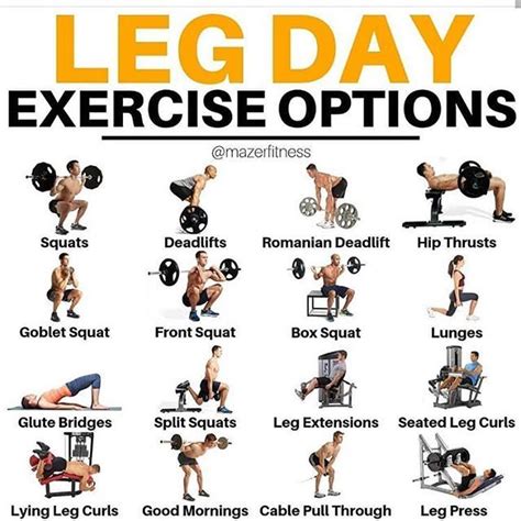 Different Methods For The Leg Day Mix It Up A Bit Via Bodyguardi