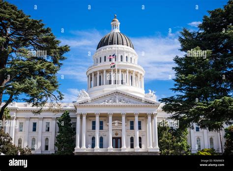 California State Capitol Building Sacramento California Stock Photo