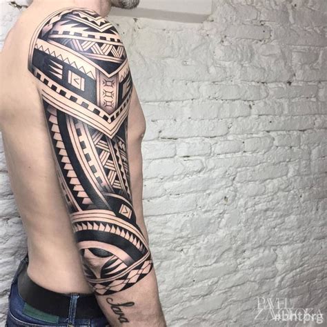 Polynesian Half Sleeve Tattoo By Pavel 💪💪 Half Sleeve Tattoo Sleeve
