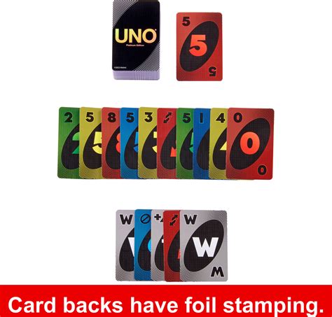 Uno Platinum Edition Card Game For Adults Kids Teens And Game Night